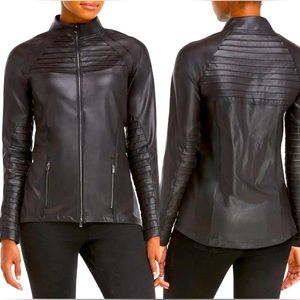 - Spanx  faux leather jacket NEW🔥large